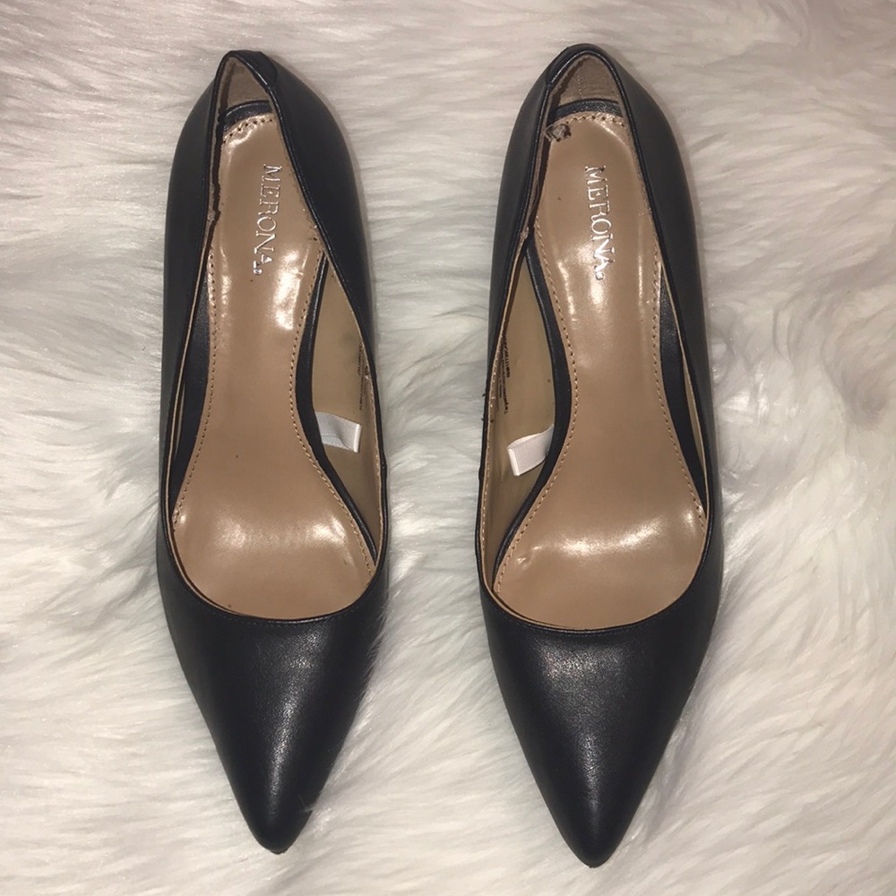 Merona black heel size 8.5